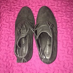 Franco Sarto black suede Boots